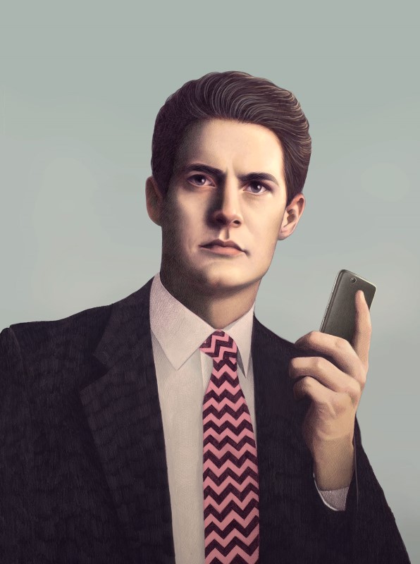 Kyle MacLachlan as agent Dale Cooper